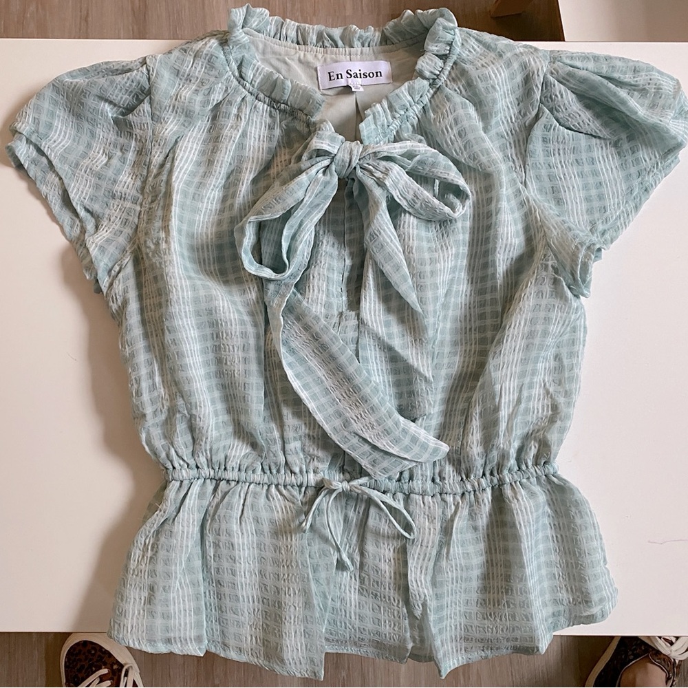 Ensaison Blouse, Blue